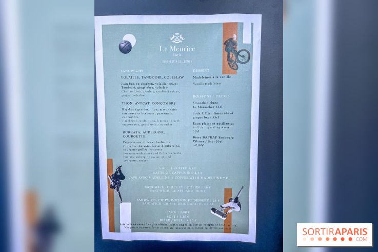 Street food spécial JO au Meurice