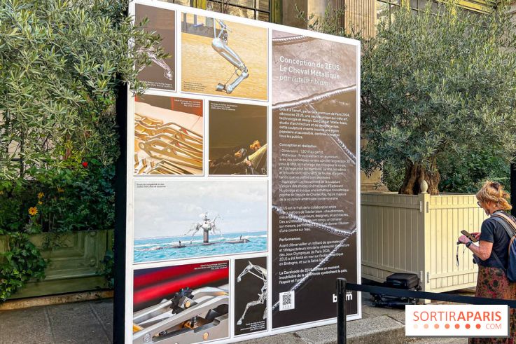 ZEUS, cheval métallique de la cérémonie d'ouverture des JO de Paris 2024 à l'Hôtel de Ville - image00006