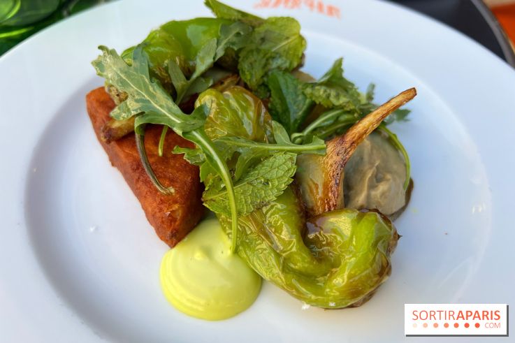 Super Huit - Panisse, artichauts, mayonnaise menthe