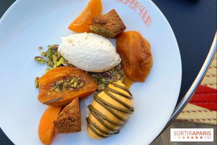 Super Huit - Abricots, crème crue, financier