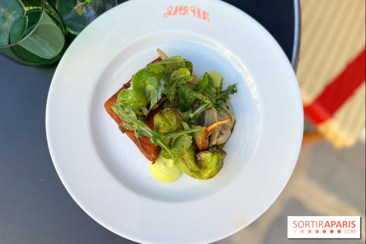 Super Huit - Panisse, artichauts, mayonnaise menthe