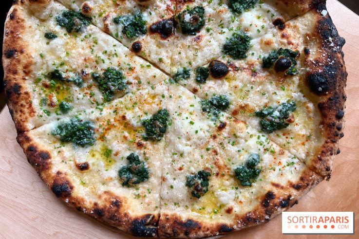 Oobatz - Pizza épinards ail