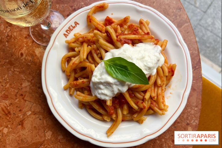 Adela - Pâtes tomates cerises et stracciatella