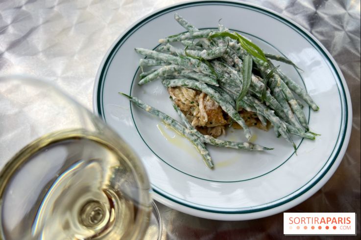 Le Cornichon - Poulet rôti, haricots verts