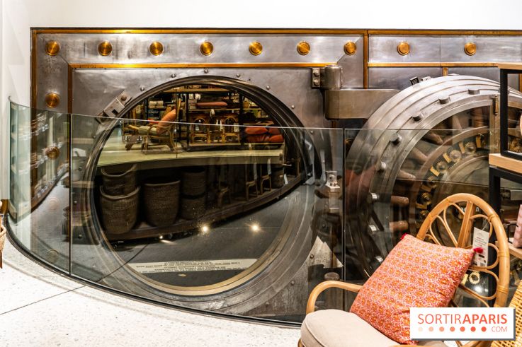 Le coffre fort historique du Monoprix des Champs-Elysées