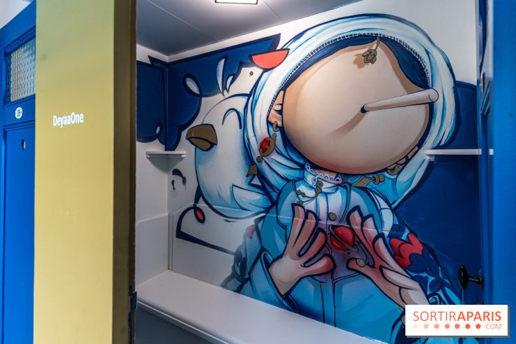 Les cabines de 70 artistes street-art à Molitor, 2e édition internationale - photos -  A7C2664