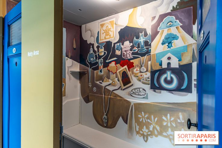 Les cabines de 70 artistes street-art à Molitor, 2e édition internationale - photos -  A7C2685