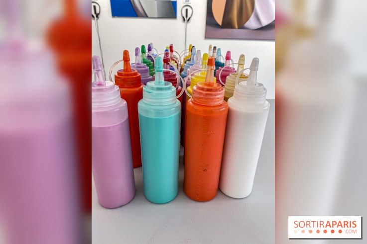 Ateliers de Paint Pouring à la galerie Goldshteyn-Saatort, à deux pas du Louvre - IMG 8431