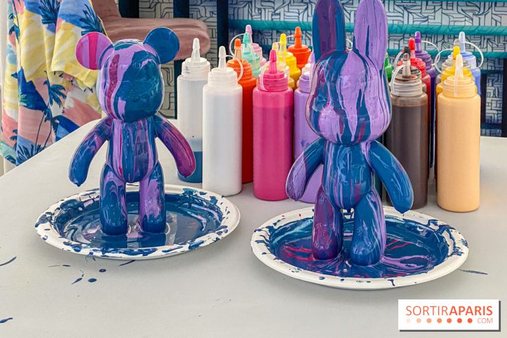 Ateliers de Paint Pouring à la galerie Goldshteyn-Saatort, à deux pas du Louvre - IMG 8440
