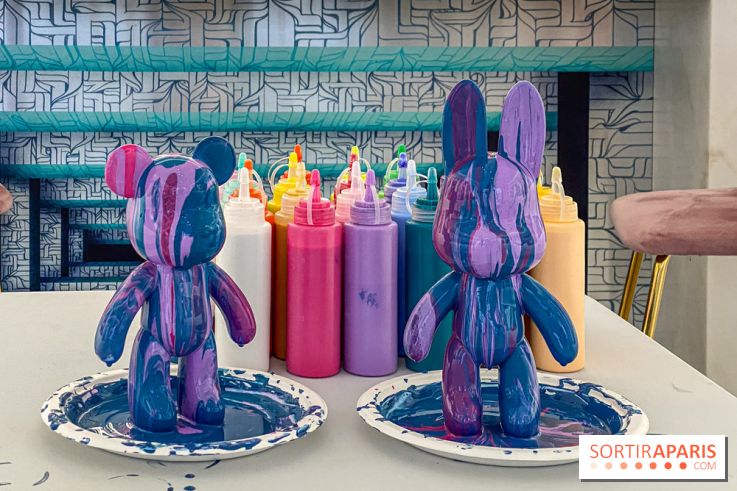 Ateliers de Paint Pouring à la galerie Goldshteyn-Saatort, à deux pas du Louvre - IMG 8443