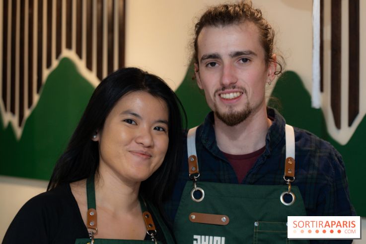 Phin Mi, le coffee shop vietnamien et banh mi Paris 5e -  couple 