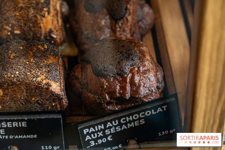 Petite Île Paris, la boulangerie franco-taiwannaise artisanale -  pain au chocolat au sésame