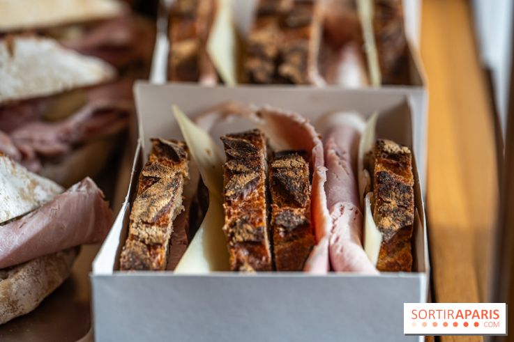 Petite Île Paris, la boulangerie franco-taiwannaise artisanale -  sandwich jambon beurre tranché