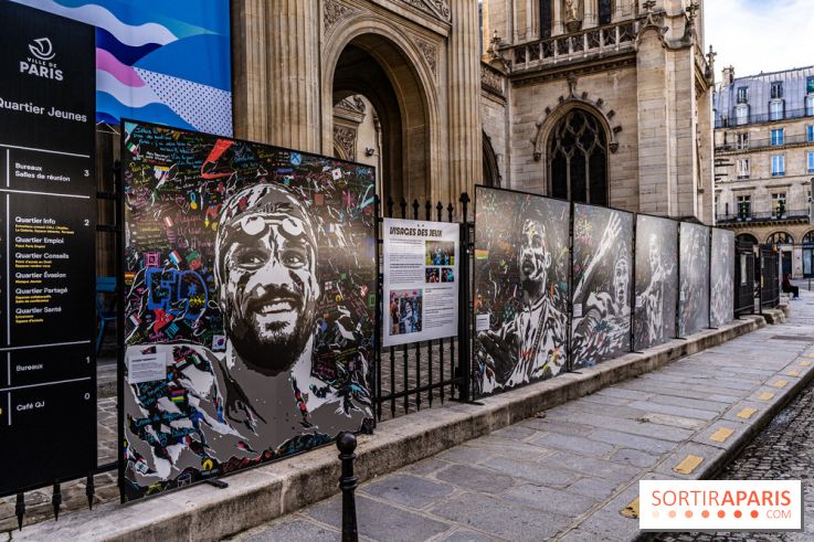 Les visages des Jeux, l'exposition street-art gratuite de Jo Di Bona à Paris