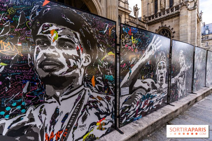 Les visages des Jeux, l'exposition street-art gratuite de Jo Di Bona à Paris