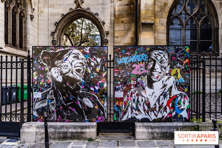 Les visages des Jeux, l'exposition street-art gratuite de Jo Di Bona à Paris