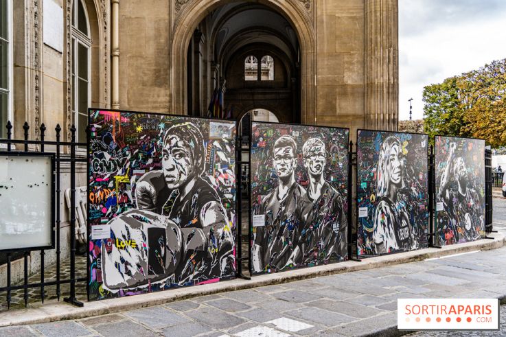 Les visages des Jeux, l'exposition street-art gratuite de Jo Di Bona à Paris