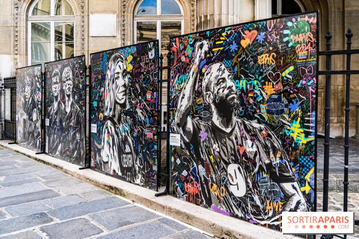 Les visages des Jeux, l'exposition street-art gratuite de Jo Di Bona à Paris
