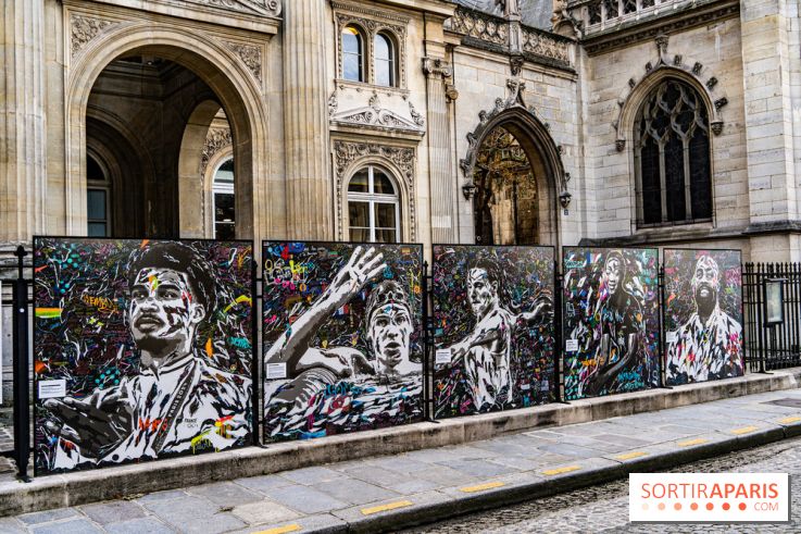 Les visages des Jeux, l'exposition street-art gratuite de Jo Di Bona à Paris