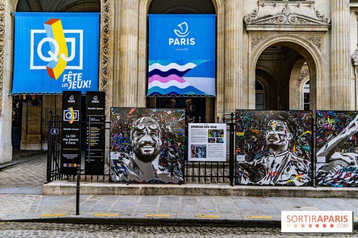 Les visages des Jeux, l'exposition street-art gratuite de Jo Di Bona à Paris