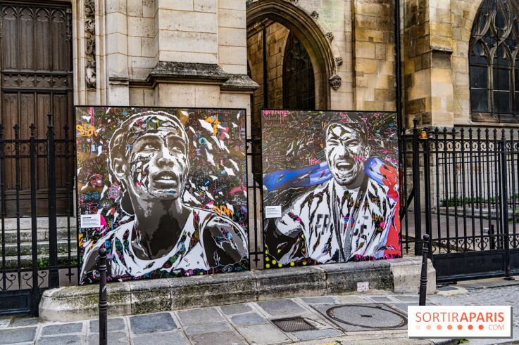 Les visages des Jeux, l'exposition street-art gratuite de Jo Di Bona à Paris
