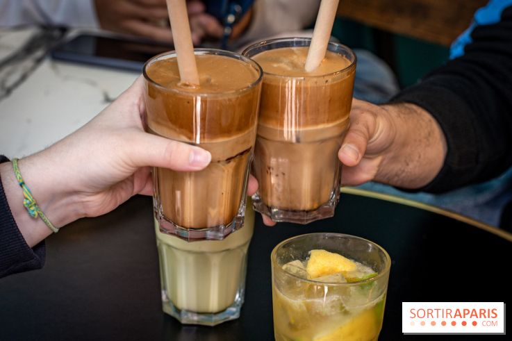 Chick’n Lover, le resto de poulet frit maison Paris 9e -  ice coffee latte