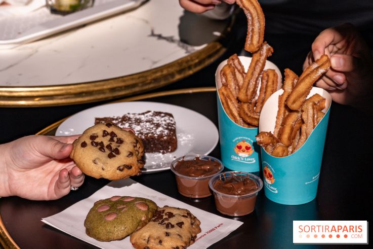 Chick’n Lover, le resto de poulet frit maison Paris 9e -  dessert - cookie - churros