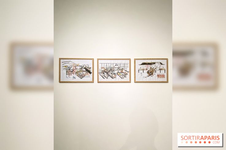 Ito Meikyū, l'exposition en réalité virtuelle de Boris Labbé au Drawing Lab à Paris - IMG 0437