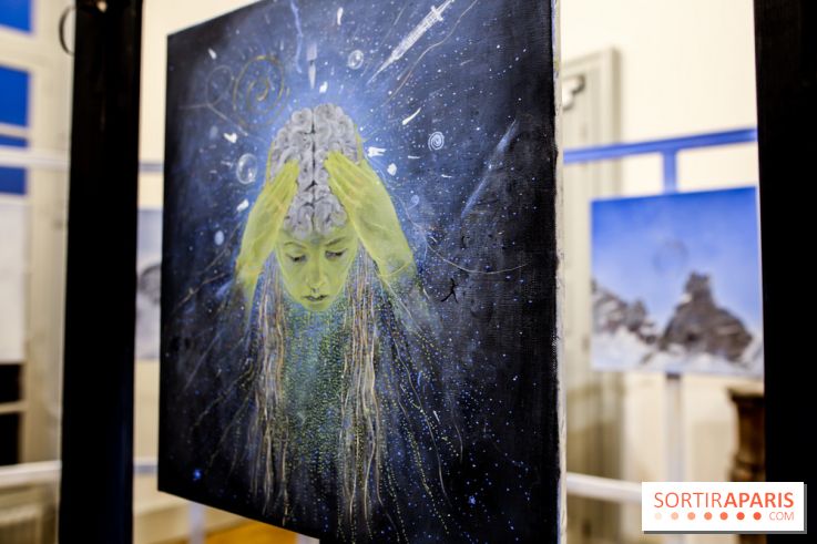 Ylva Snöfrid, exposition Cosmos et Vanitas à l'Institut suédois, nos photos - IMG 6386