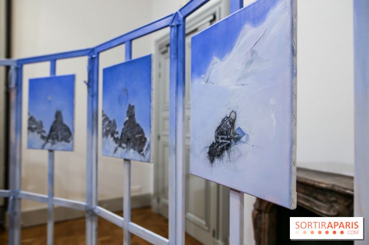 Ylva Snöfrid, exposition Cosmos et Vanitas à l'Institut suédois, nos photos
