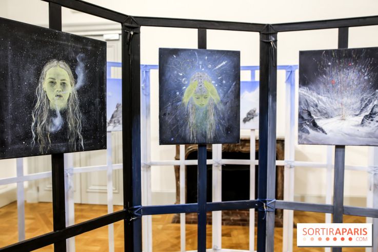 Ylva Snöfrid, exposition Cosmos et Vanitas à l'Institut suédois, nos photos - IMG 6408