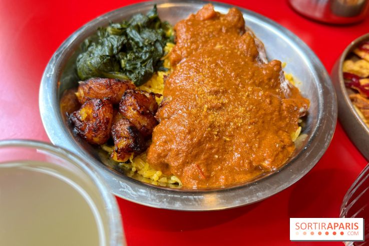 Kuti - Poulet frit sauce cacahuètes