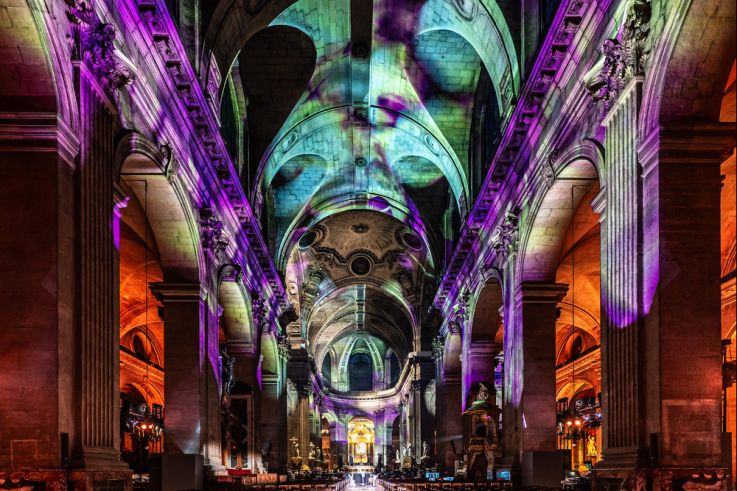 Paris Cœur de Lumières, le spectacle son et lumière à l'église Saint-Sulpice - les photos