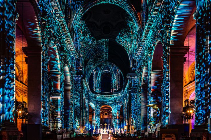 Paris Cœur de Lumières, le spectacle son et lumière à l'église Saint-Sulpice - les photos
