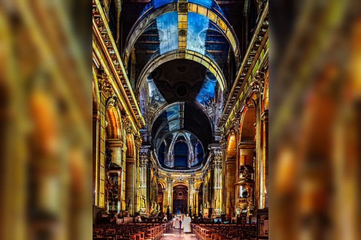 Paris Cœur de Lumières, le spectacle son et lumière à l'église Saint-Sulpice - les photos -  A7C4078
