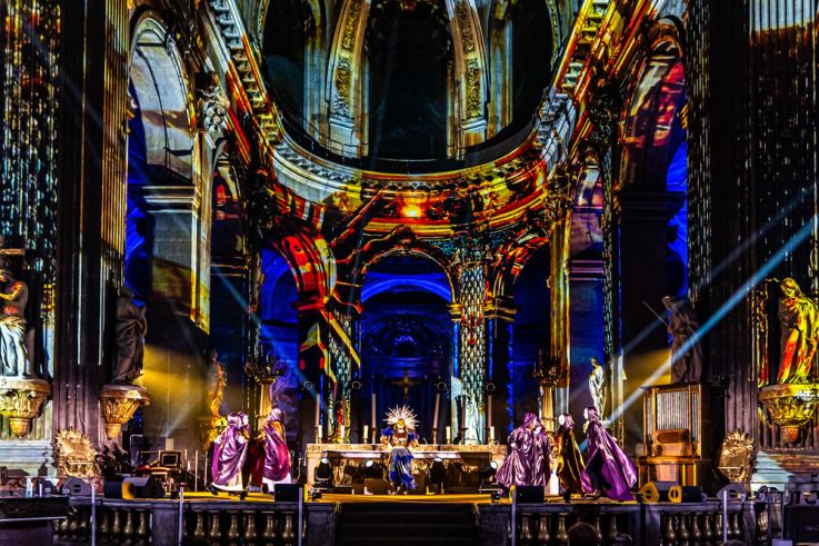 Paris Cœur de Lumières, le spectacle son et lumière à l'église Saint-Sulpice - les photos