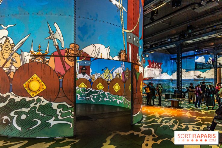 Exposition Astérix à l'Atelier des Lumières, le voyage immersif