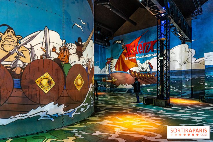 Exposition Astérix à l'Atelier des Lumières, le voyage immersif