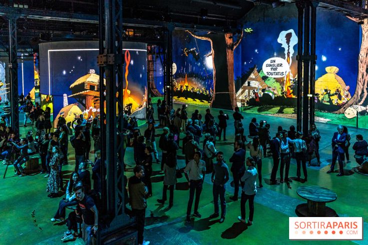 Exposition Astérix à l'Atelier des Lumières, le voyage immersif