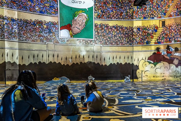 Exposition Astérix à l'Atelier des Lumières, le voyage immersif