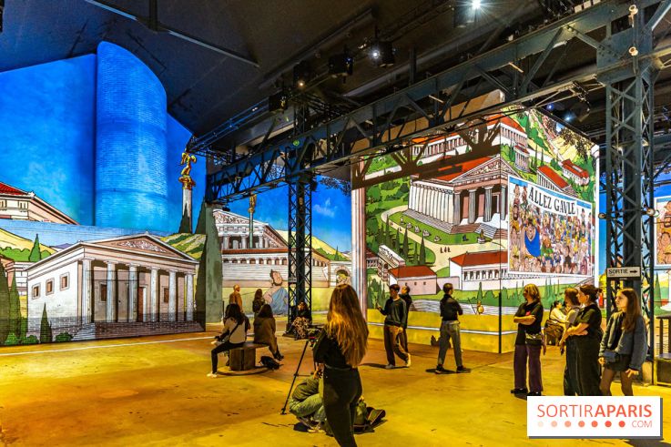 Exposition Astérix à l'Atelier des Lumières, le voyage immersif