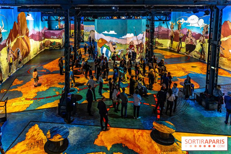 Exposition Astérix à l'Atelier des Lumières, le voyage immersif