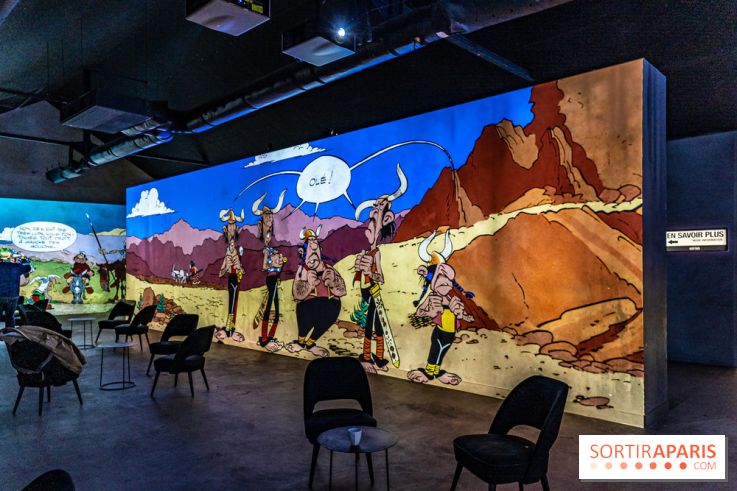 Exposition Astérix à l'Atelier des Lumières, le voyage immersif