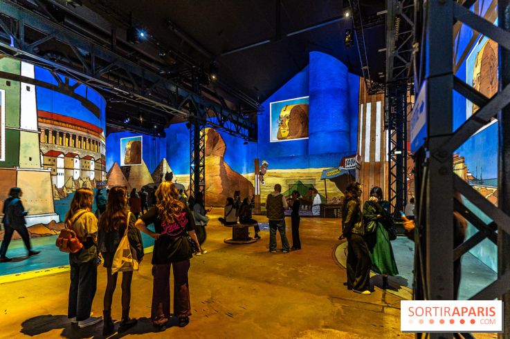 Exposition Astérix à l'Atelier des Lumières, le voyage immersif