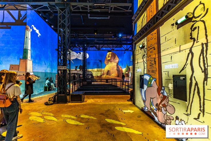 Exposition Astérix à l'Atelier des Lumières, le voyage immersif