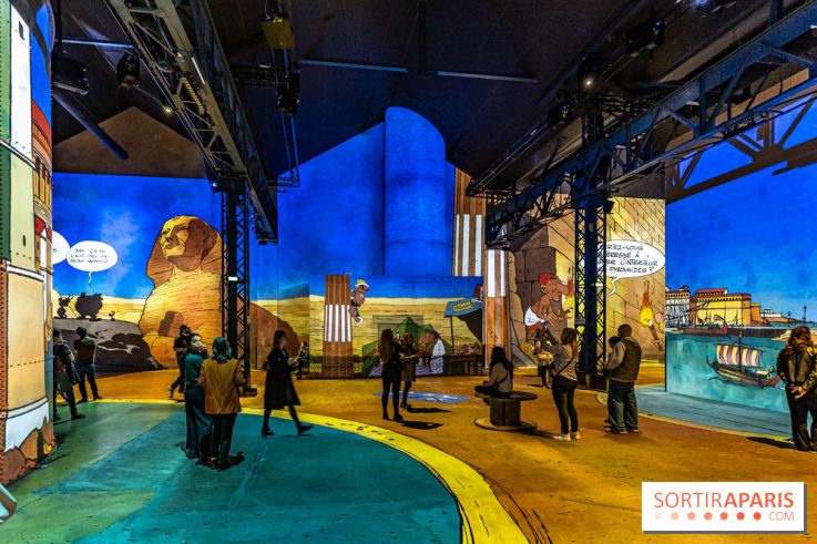 Exposition Astérix à l'Atelier des Lumières, le voyage immersif