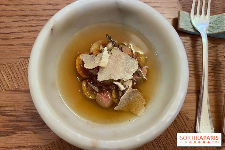 Le menu chasse au Bellefeuille, Saint James Paris