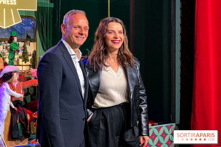 Les vitrines de Noël 2024 du Printemps Haussmann avec Juliette Binoche - image00005