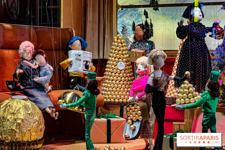 Les vitrines de Noël 2024 du Printemps Haussmann avec Juliette Binoche - image00017