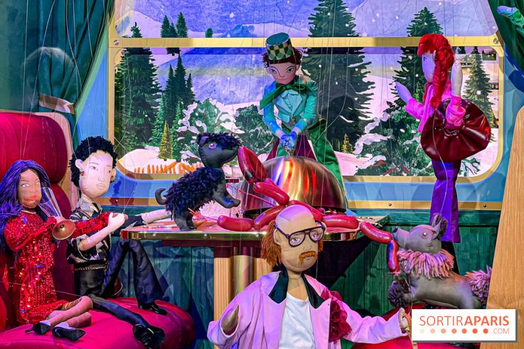 Les vitrines de Noël 2024 du Printemps Haussmann avec Juliette Binoche - image00032